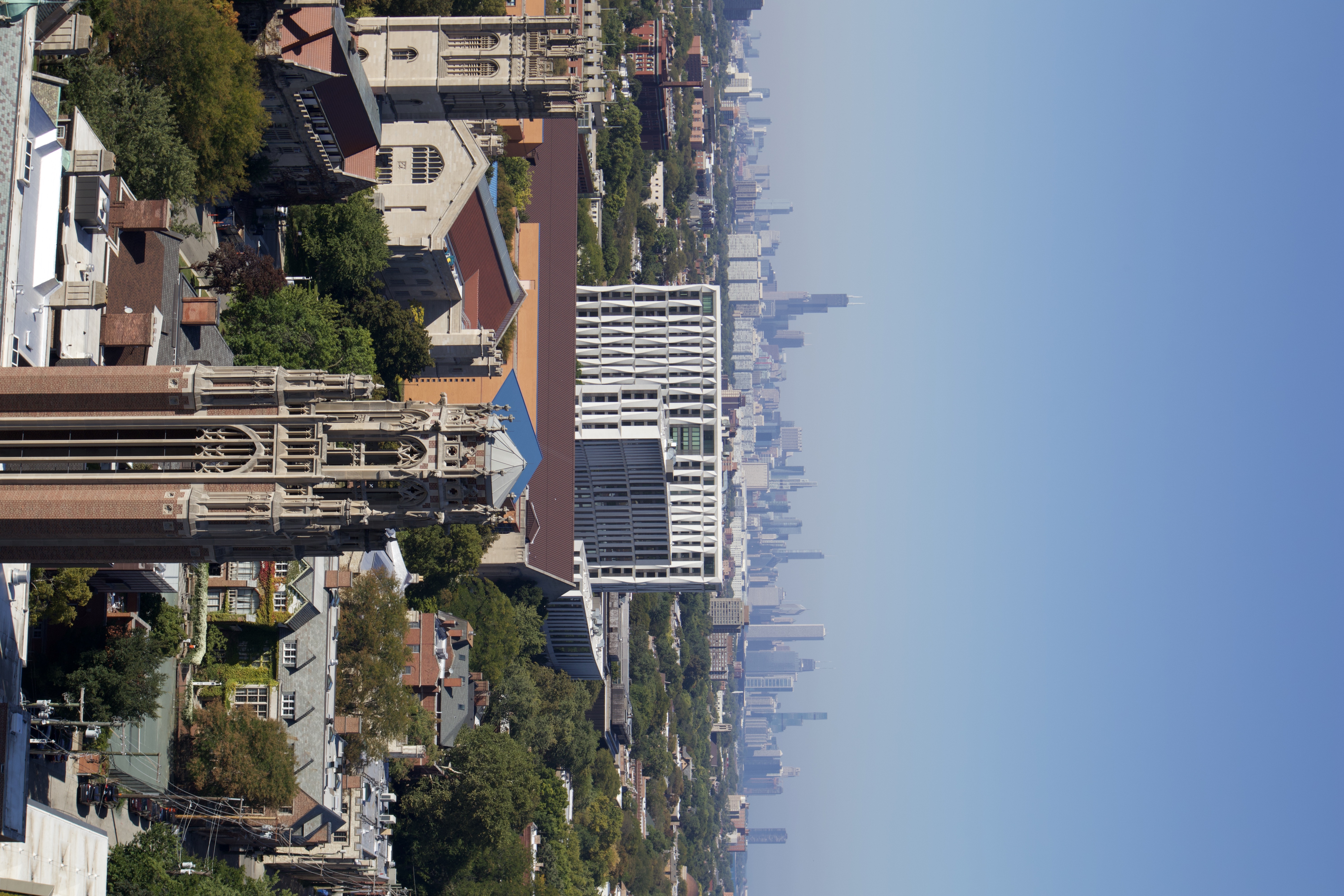 The tower at the bottom is the Economic Department of UChicago. here which is usually not available anywhere else online.