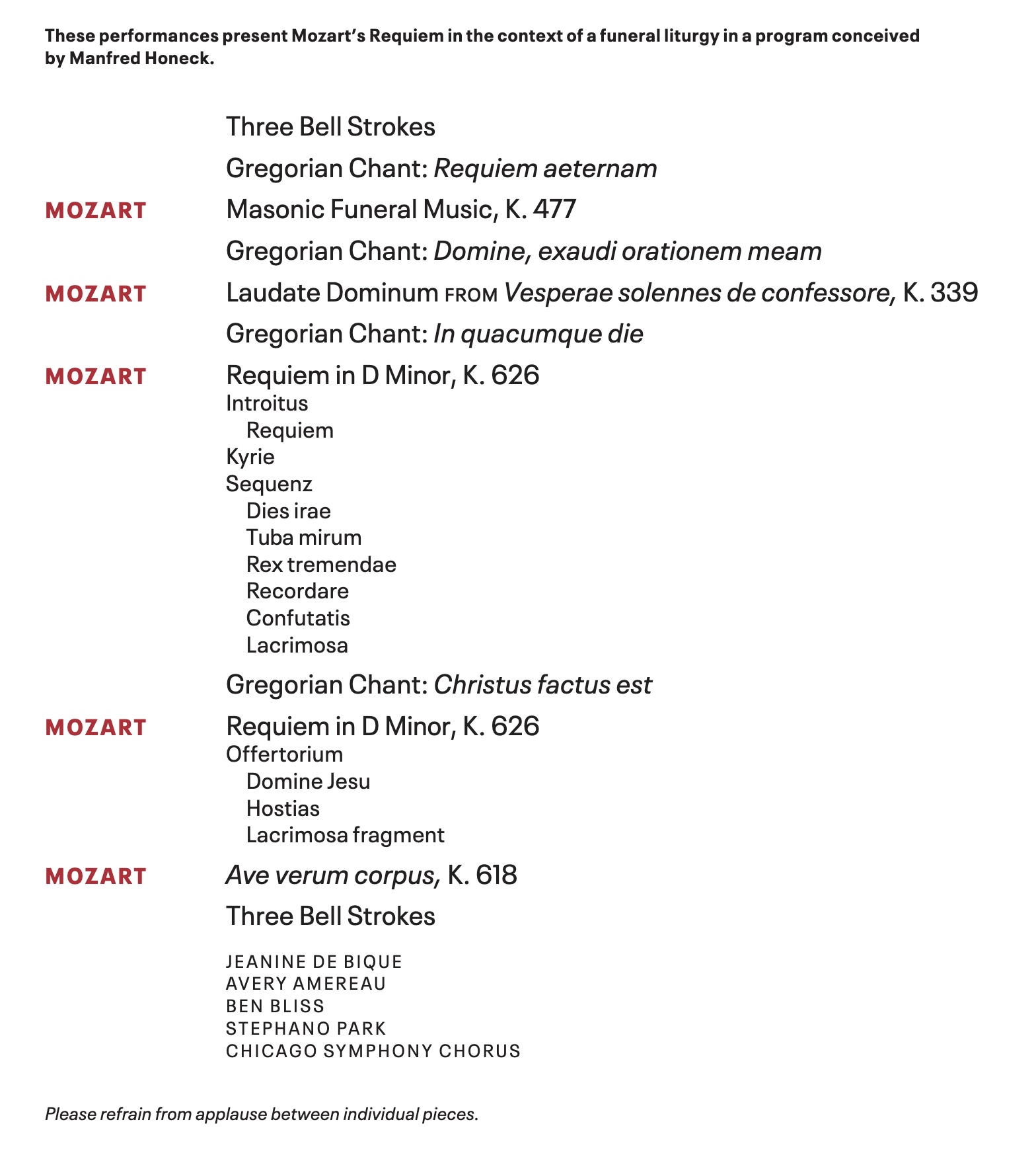 Special Mozart Requiem program from CSO’s official program book. It clarifies the interesting history untangle the complicated authorship of Requiem. CSO&rsquo;s really got amazing people writing program notes.