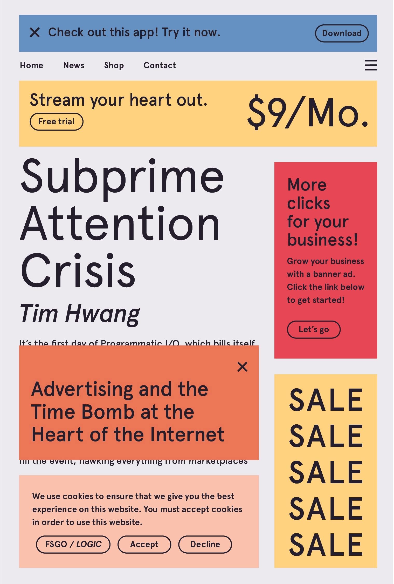 Tim Hwang (2020) Subprime Attention Crisis Advertising and the Time Bomb at the Heart of the Internet