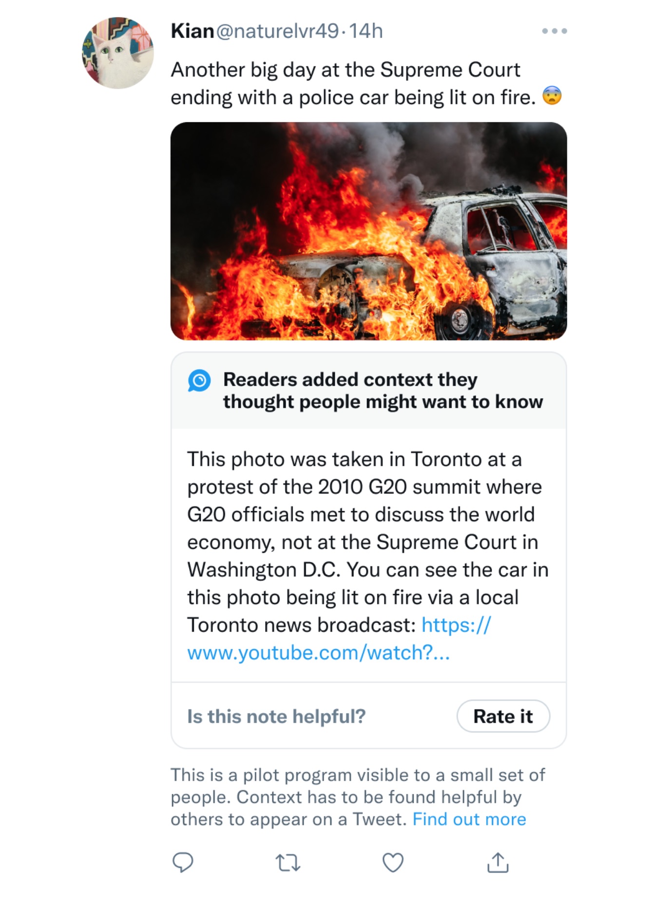 Birdwatch is Twitter&rsquo;s community-driven approach to identify misinformation. It encourages users add informative clarification notes to Tweets.