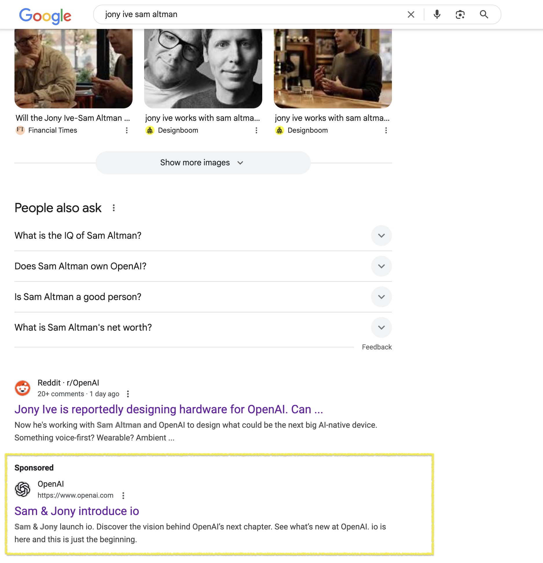 Ah ha! OpenAI is intentionally promoting this.