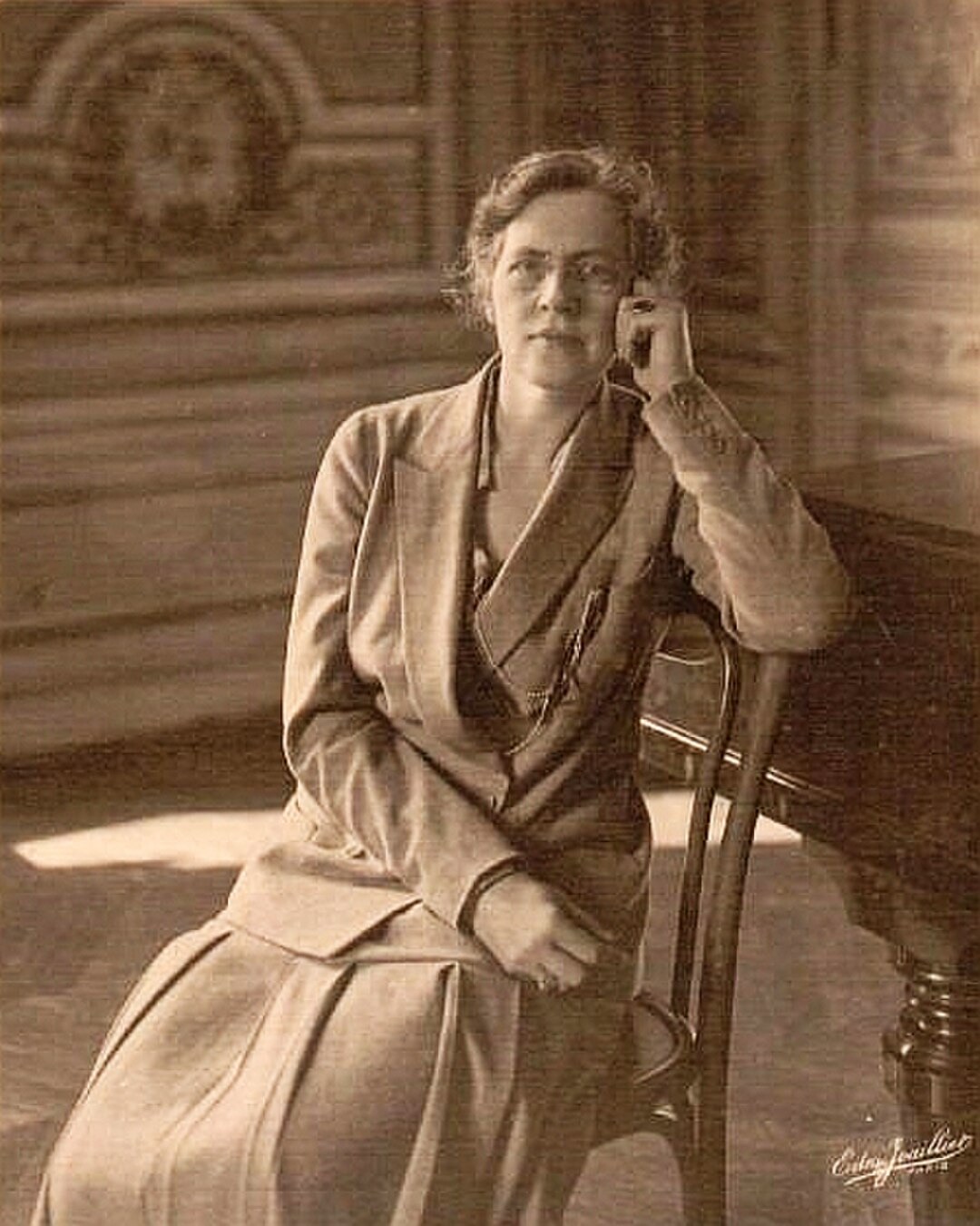 Juliette Nadia Boulanger (1887-1979) was a French music teacher, conductor, and composer. She taught many of the leading composers and musicians of the 20th century, and also performed occasionally as a pianist and organist. She instilled in him a European flair for orchestration and arrangement, while encouraging him to remain true to the vibrant essence of his Argentine roots.